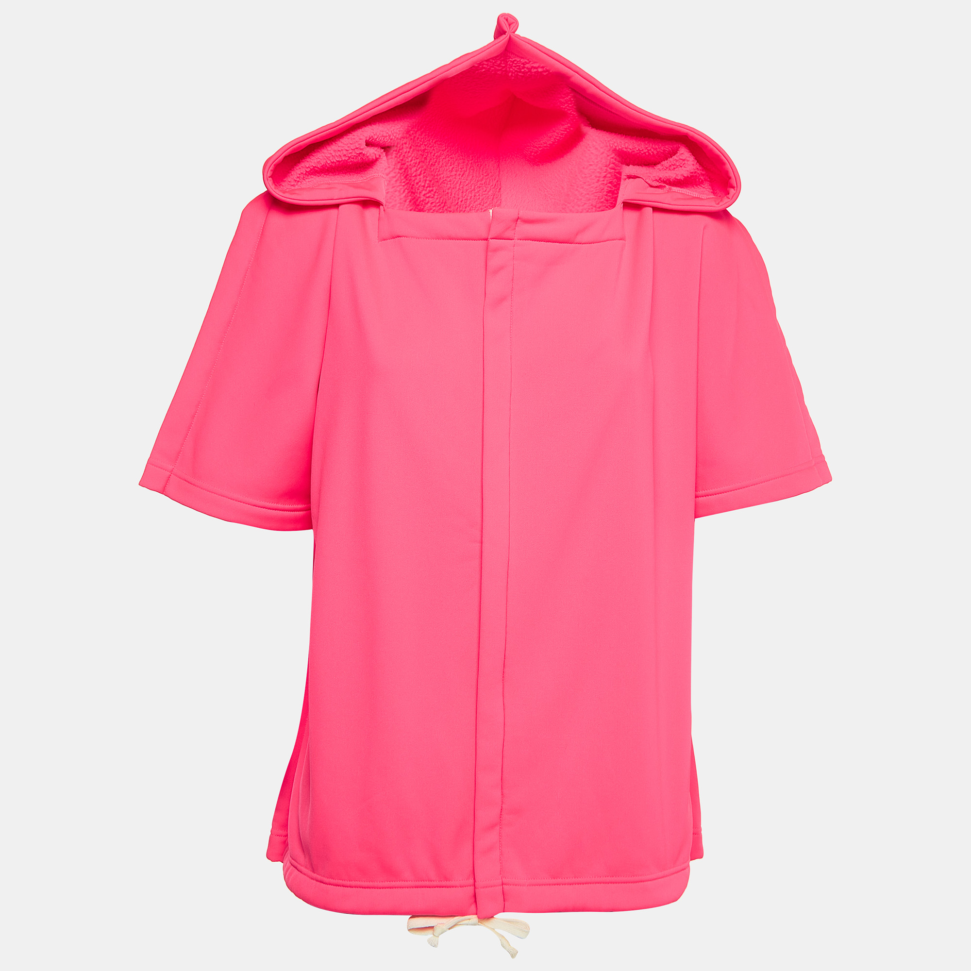 Comme des Garcons Pink Jersey Zip-Up Hooded Jacket M, Coats & Jackets - Luxury Closet catalog