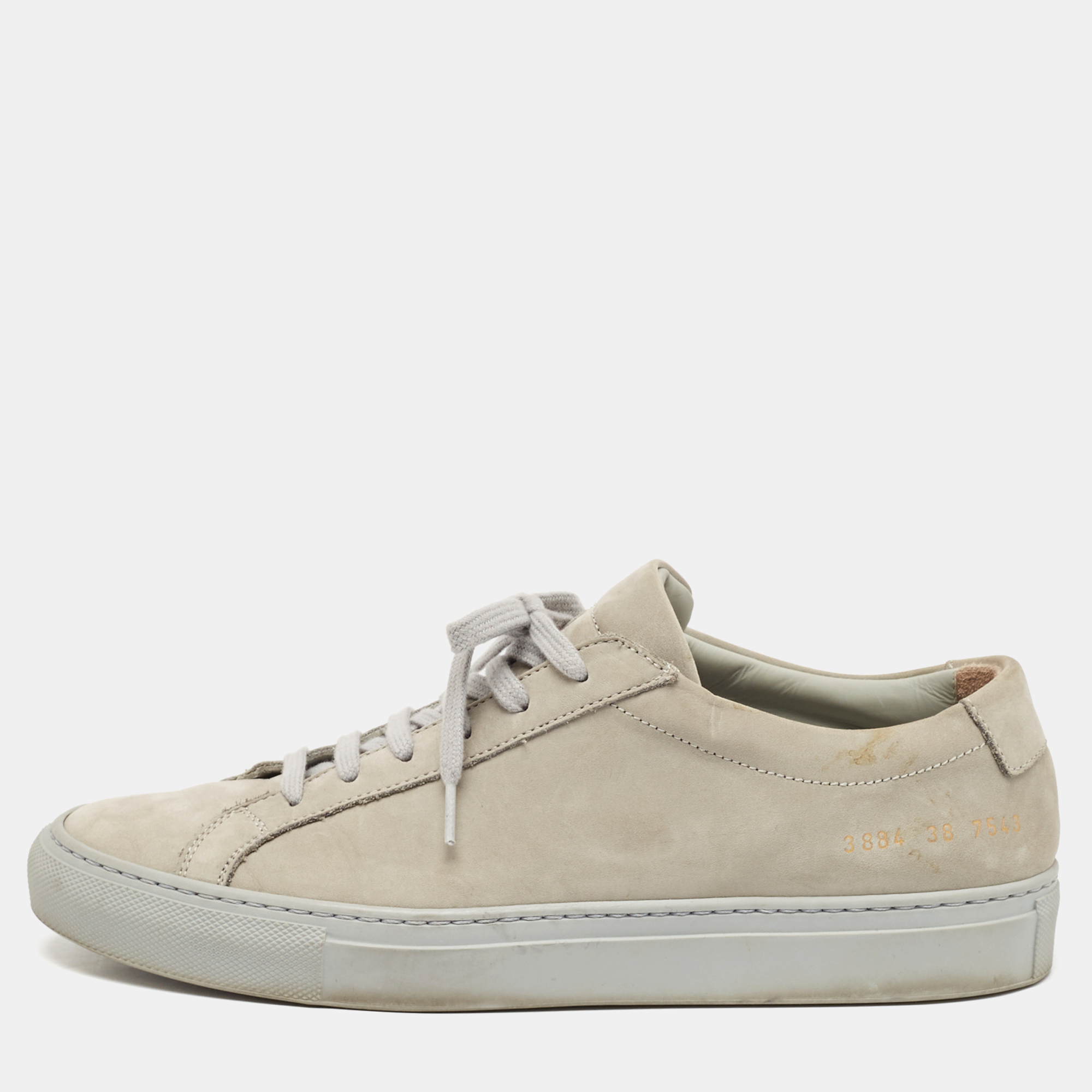 Common Projects Grey Suede Achilles Lace Up Sneakers Size 38, Athletic Shoes & Sneakers - Luxury Closet catalog