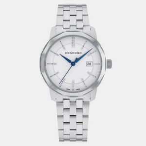 Concord Silver Stainless Steel Bennington 0320403 Quartz Women's Wristwatch 31 mm, Watches - Luxury Closet catalog