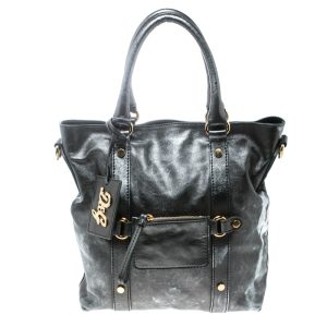 D&G Metallic Grey Leather Golden Box Messenger Bag, Tote Handbags - Luxury Closet catalog