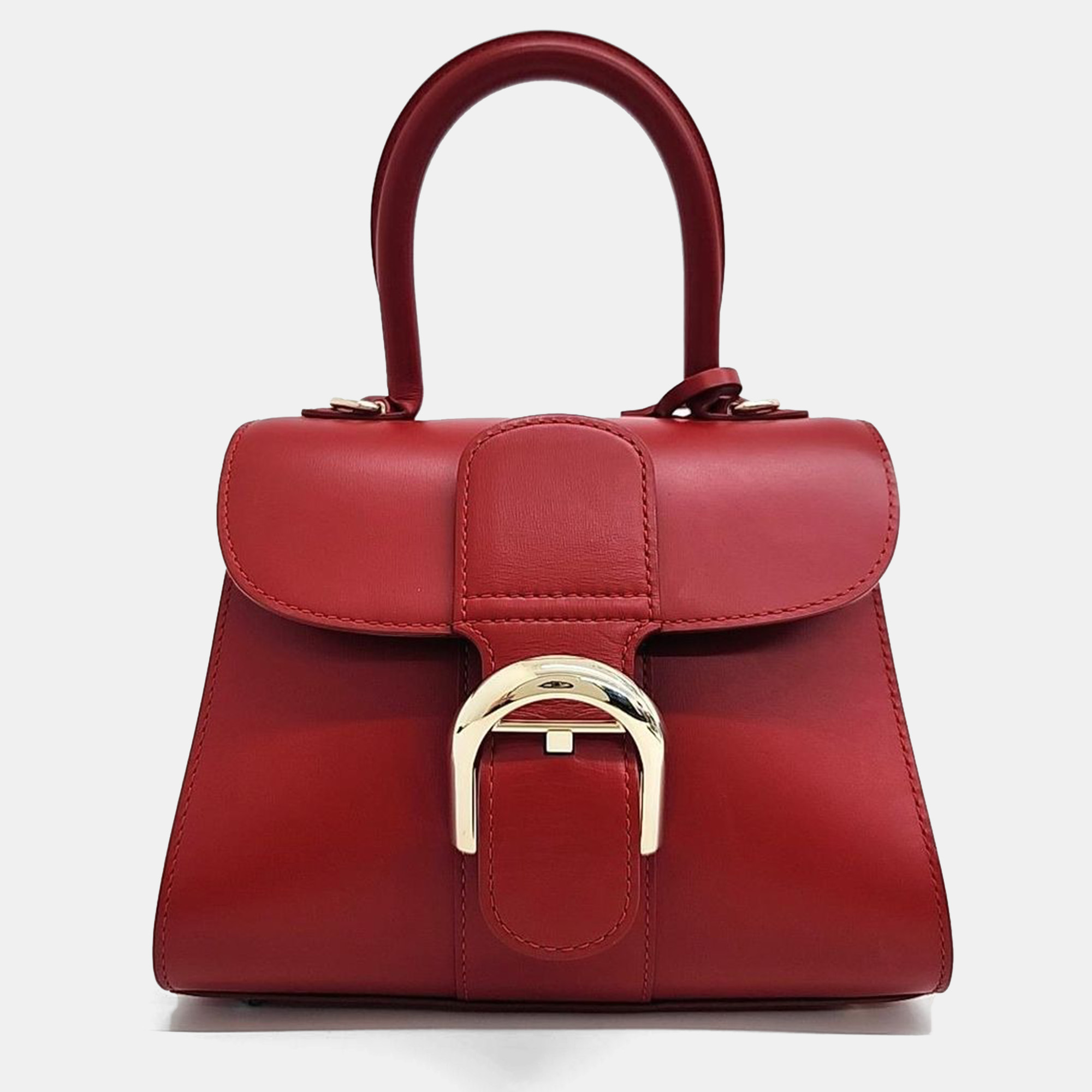 Delvaux Red Calf Leather Briand Mini Box bag, Satchels - Luxury Closet catalog
