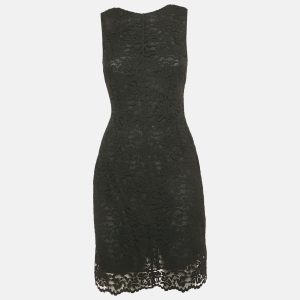 Dolce & Gabbana Black Lace Sleeveless Mini Dress M, Dresses - Luxury Closet catalog
