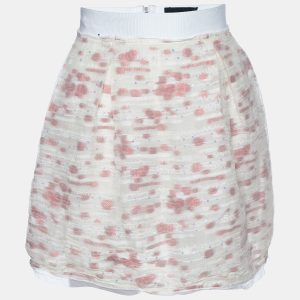 D&G White Fil Coupe Silk Mini Skirt XS, Skirts - Luxury Closet catalog