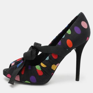 D&G Multicolor Fabric Peep Toe Pumps Size 41, Pumps - Luxury Closet catalog