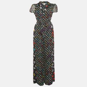 Diane Von Furstenberg Floral Print Silk Caterina Jumpsuit M, Suits - Luxury Closet catalog