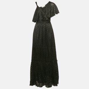 Diane Von Furstenberg Black Chiffon Dobby Wrap Dress S, Dresses - Luxury Closet catalog