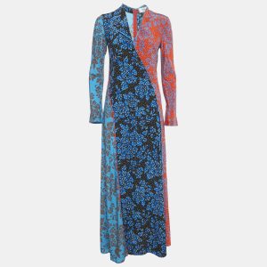 Diane Von Furstenberg Multicolor Printed Silk Maxi Dress S, Dresses - Luxury Closet catalog