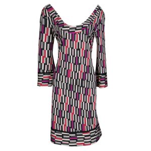 Diane Von Furstenberg Multicolor Printed Silk Jersey Aggie Shift Dress M, Dresses - Luxury Closet catalog