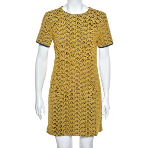 Diane von Furstenberg Yellow Lace Contrast Lined Shift Dress M, Dresses - Luxury Closet catalog