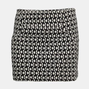 Diane von Furstenberg Black Wool Jacquard Kawa Mini Skirt S, Skirts - Luxury Closet catalog