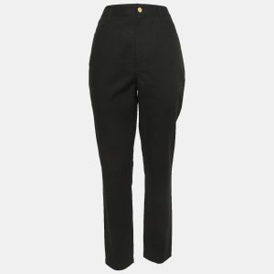 Diane Von Furstenberg Black Cotton Cropped Trousers M, Clothing - Luxury Closet catalog