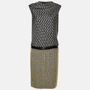 Diane Von Furstenberg Black Printed & Embellished Silk Sleeveless Dress M, Dresses - Luxury Closet catalog