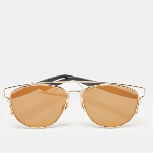 Dior Gold/Black DiorTechnologic Aviator Sunglasses, Sunglasses - Luxury Closet catalog