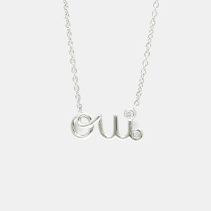 Christian Dior 18K White Gold Diamond Dioramour Pendant Necklace, Necklaces - Luxury Closet catalog
