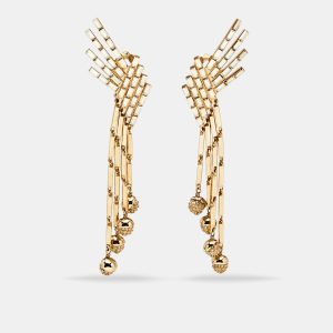 Dior Wings Crystals Gold Tone Earrings, Jewelry - Luxury Closet catalog