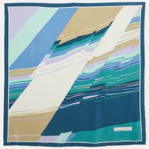 Christian Dior Vintage Blue Printed Silk Scarf, Scarves & Shawls - Luxury Closet catalog