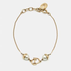 Dior Mise En Dior Faux Pearl Gold Tone Bracelet, Jewelry - Luxury Closet catalog
