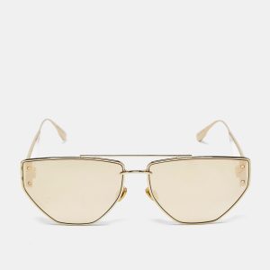 Dior Gold Mirrored 00SQ Clan 2 Aviator Sunglasses, Sunglasses - Luxury Closet catalog