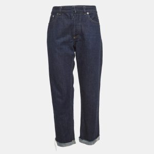 Christian Dior Navy Blue Raw Edge Denim Jeans M Waist 34", Jeans - Luxury Closet catalog