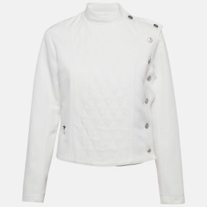 Christian Dior White Cotton Jacket M, Coats & Jackets - Luxury Closet catalog