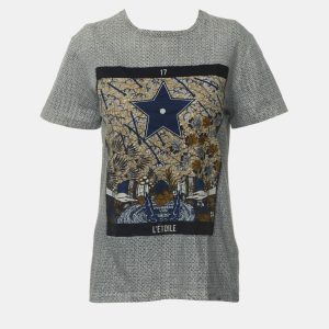 Dior Navy Blue/White Cotton and Linen L'etoile T Shirt S, Shirts & Tops - Luxury Closet catalog