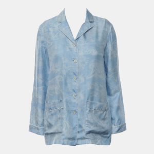 Christian Dior Printed Long Sleeve Silk Shirt S, Shirts & Tops - Luxury Closet catalog