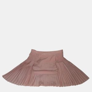 Christian Dior Pink Pleated Silk Mini Skirt S, Skirts - Luxury Closet catalog