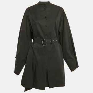 Christian Dior Black Gabardine Belted Midi Dress XL, Dresses - Luxury Closet catalog