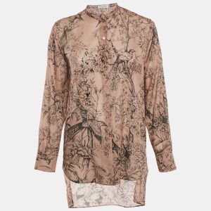 Christian Dior Beige Jungle Print Cotton Full sleeve Tunic Top S, Shirts & Tops - Luxury Closet catalog