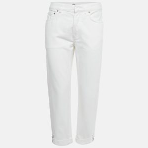 Christian Dior White Denim Folded Hem Jeans M Waist 28", Jeans - Luxury Closet catalog