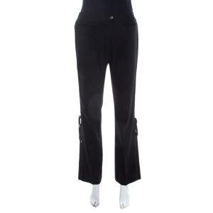 Dior Black Wool Braided Trim Flared Trousers L, Clothing - Luxury Closet catalog