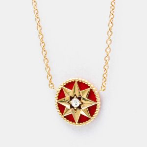 Dior Rose des Vents 18K Rose Gold and Diamond Pendant Necklace, Necklaces - Luxury Closet catalog