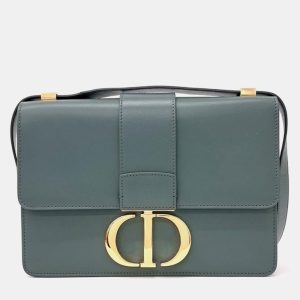 Dior Green Leather 30 Montaigne Shoulder Bag, Shoulder Bags - Luxury Closet catalog