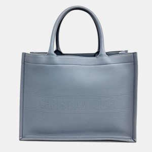 Dior Sky Blue Leather Book Tote Bag, Tote Handbags - Luxury Closet catalog