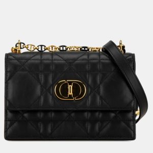 Christian Dior Black Lambskin Macrocannage Mini Miss Caro Bag, Shoulder Bags - Luxury Closet catalog