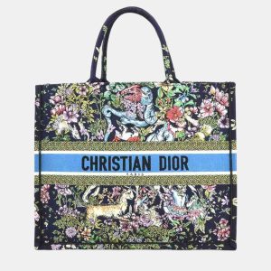 Dior Multicolor Canvas Embroidered Large D-Constellation Book Tote Bag, Tote Handbags - Luxury Closet catalog