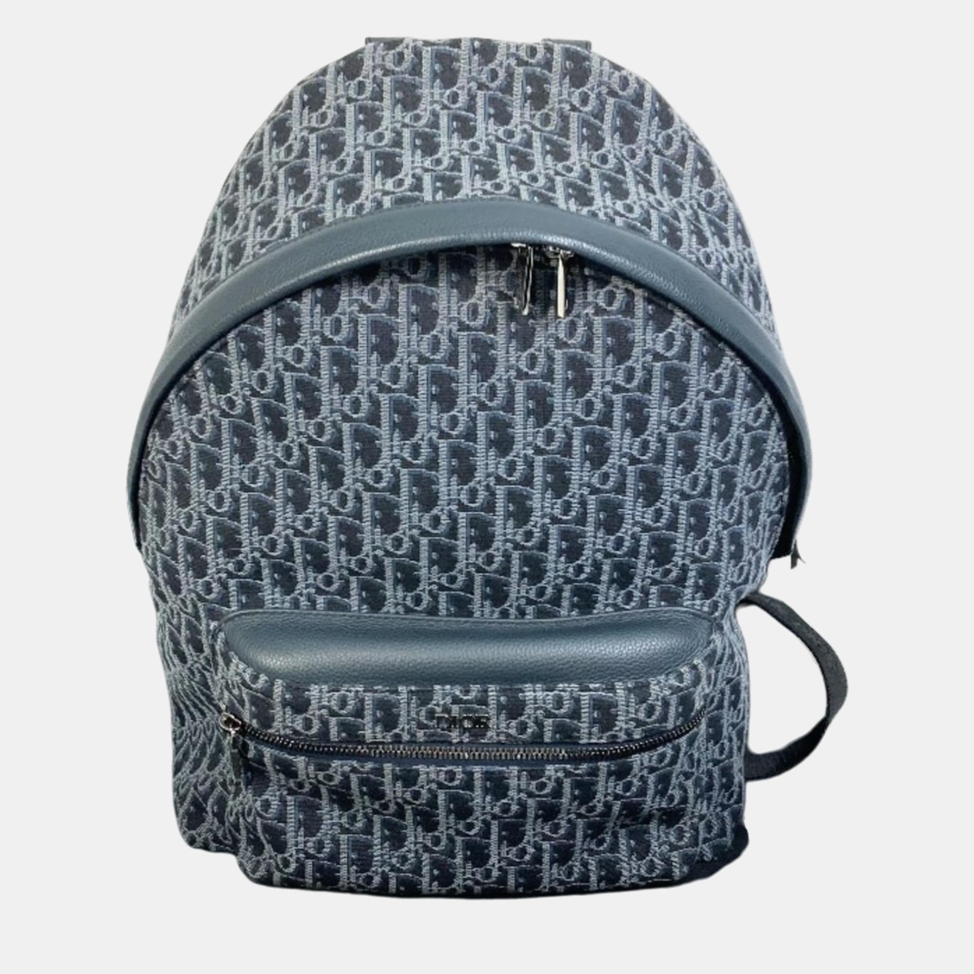 Dior Navy Trotter Oblique Backpack, Backpacks - Luxury Closet catalog