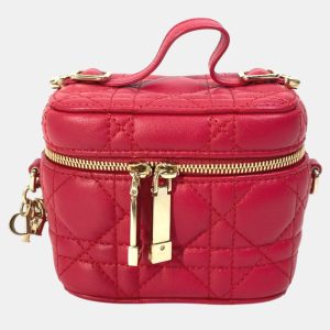 Dior Red LADY Dior Shoulder Bag, Tote Handbags - Luxury Closet catalog