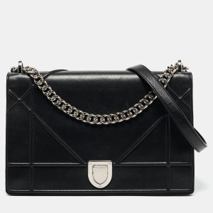 Dior Black Leather Large Diorama Flap Shoulder Bag, Shoulder Bags - Luxury Closet catalog