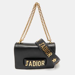 Dior Black Leather Medium J'Adior Flap Shoulder Bag, Shoulder Bags - Luxury Closet catalog