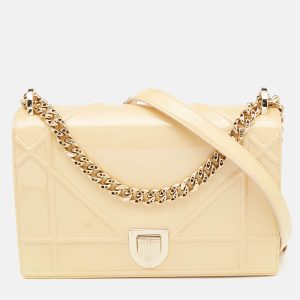 Dior Cream Patent Leather Medium Diorama Shoulder Bag, Shoulder Bags - Luxury Closet catalog
