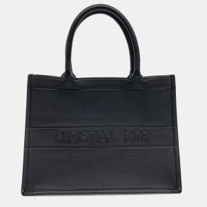 Dior Black Leather Book Tote Bag 36, Tote Handbags - Luxury Closet catalog