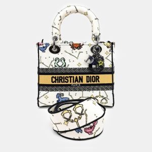 Dior Multicolor Fabric Medium Lady D-Lite ToteBag, Tote Handbags - Luxury Closet catalog