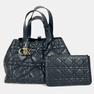 Dior Black Calfskin Medium Toujour Tote Bag, Tote Handbags - Luxury Closet catalog