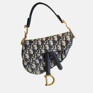 Dior Saddle Bag Blue Oblique Jacquard, Shoulder Bags - Luxury Closet catalog