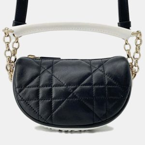 Dior Black/White Lambskin Dior Vibe Micro Handbag, Shoulder Bags - Luxury Closet catalog