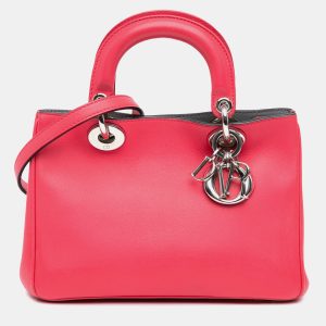 Dior Pink Small Leather Diorissimo Satchel, Satchels - Luxury Closet catalog