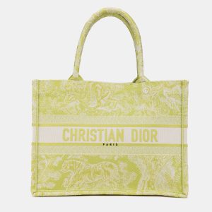 Dior Green Medium Canvas Embroidered Dioriviera Toile De Jouy Book Tote, Tote Handbags - Luxury Closet catalog