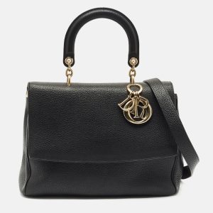 Dior Black Leather Medium Be Dior Flap Bag, Shoulder Bags - Luxury Closet catalog