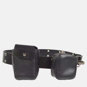 Dior Black Leather Twin Pochette Belt Bum Bag, Handbags - Luxury Closet catalog
